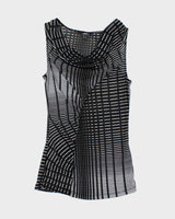 Vintage Y2k 00s  Mexx Mesh Cowl Neck Top - S