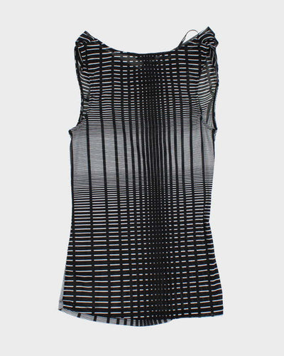 Vintage Y2k 00s  Mexx Mesh Cowl Neck Top - S