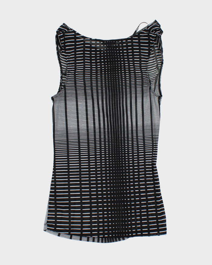Vintage Y2k 00s  Mexx Mesh Cowl Neck Top - S