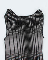 Vintage Y2k 00s  Mexx Mesh Cowl Neck Top - S