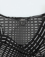Vintage Y2k 00s  Mexx Mesh Cowl Neck Top - S