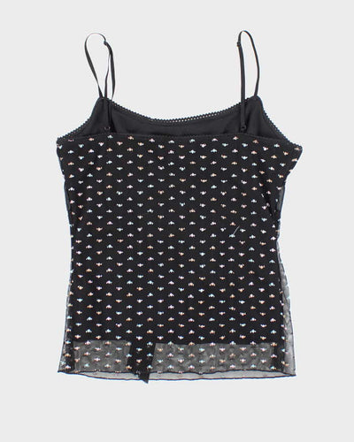 Vintage Y2k 00s Silver Gate Cami - S