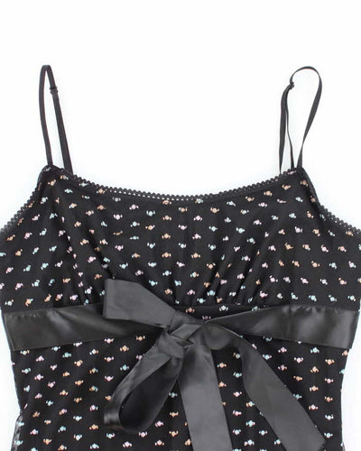 Vintage Y2k 00s Silver Gate Cami - S