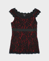 Vintage 00s Le Chateau Beaded Top - S