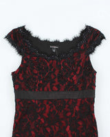 Vintage 00s Le Chateau Beaded Top - S