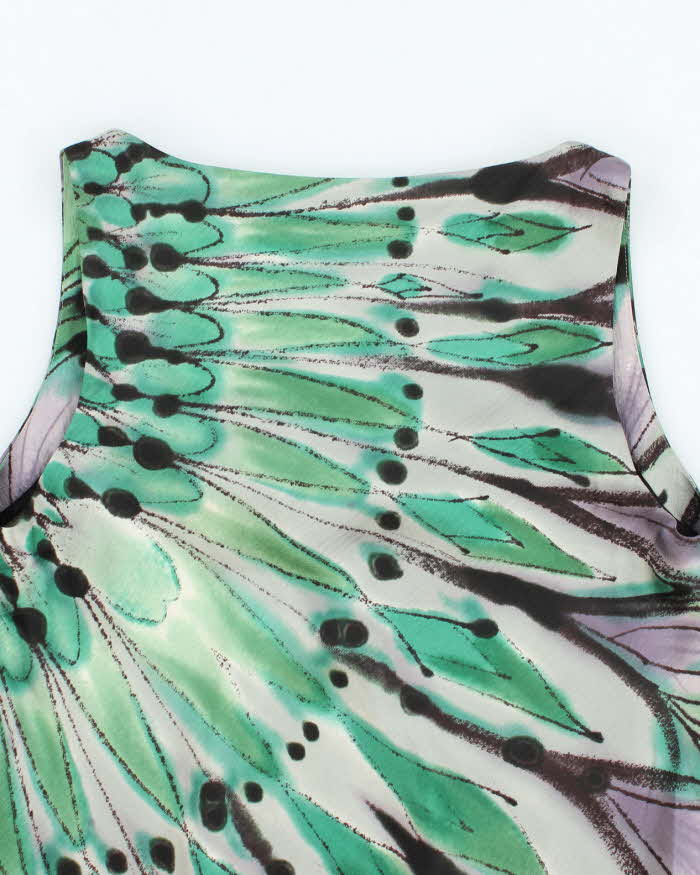 Vintage Y2k 00s Hoss Satin Cowl Neck Top - M