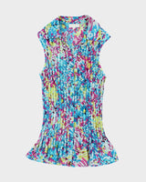 Vintage Y2k 00s Fashion Bug Plisse Blouse - S