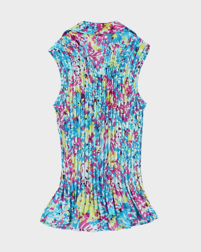 Vintage Y2k 00s Fashion Bug Plisse Blouse - S