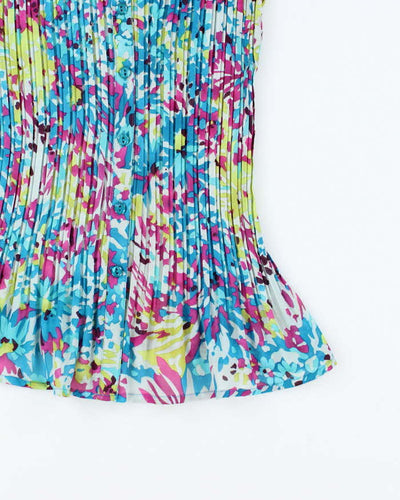 Vintage Y2k 00s Fashion Bug Plisse Blouse - S