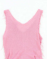 Vintage 90s Beaded Knit Cami - XS