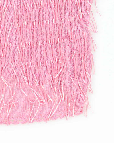 Vintage 90s Beaded Knit Cami - XS