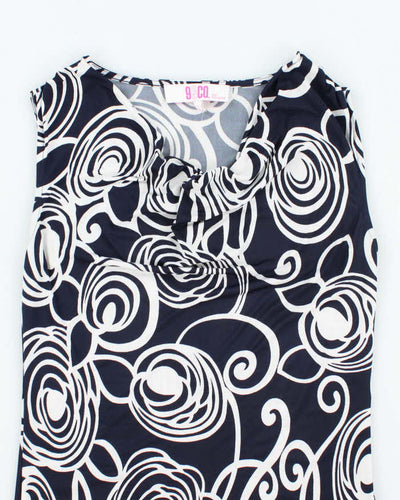 Vintage Y2k 00s 9&Co Cowl Neck Top - S