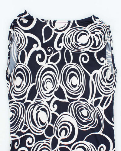 Vintage Y2k 00s 9&Co Cowl Neck Top - S