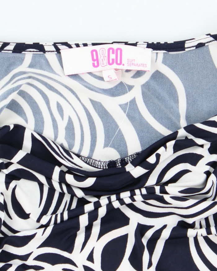 Vintage Y2k 00s 9&amp;Co Cowl Neck Top - S