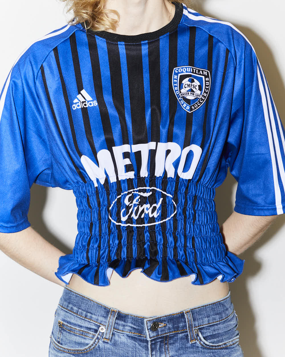 Rokit Originals Rework Sporty Spice Shirring Tee - L