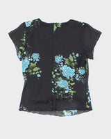 Vintage 90s Jolibel Floral Top - M