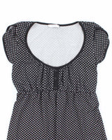 Vintage 00s Ricki's Polka Dot Long Top - S