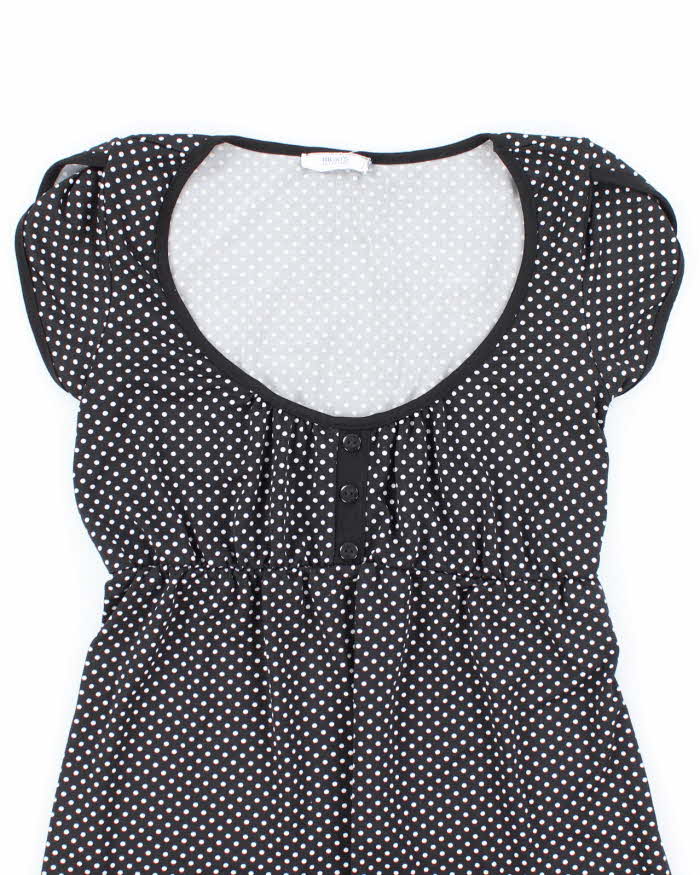 Vintage 00s Ricki's Polka Dot Long Top - S