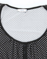 Vintage 00s Ricki's Polka Dot Long Top - S