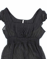 Vintage 00s Smartset Sheer Crinkle Top - S