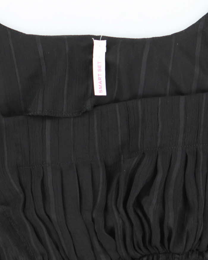 Vintage 00s Smartset Sheer Crinkle Top - S