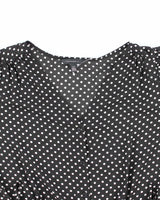 Vintage 00s Tamara H. Polka Dot Blouse - M