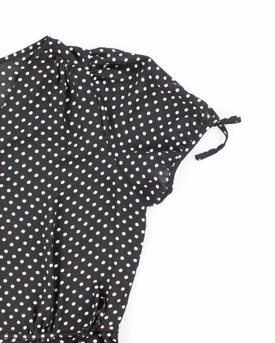 Vintage 00s Tamara H. Polka Dot Blouse - M