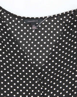 Vintage 00s Tamara H. Polka Dot Blouse - M