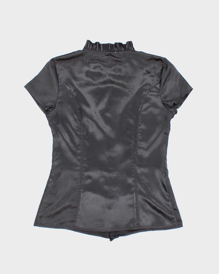 Vintage Y2k 00s Charlotte Russe Satin Blouse - M