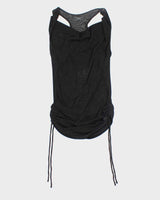 Vintage Y2k 00s Guess Sparkly Mesh Backless Cami - S