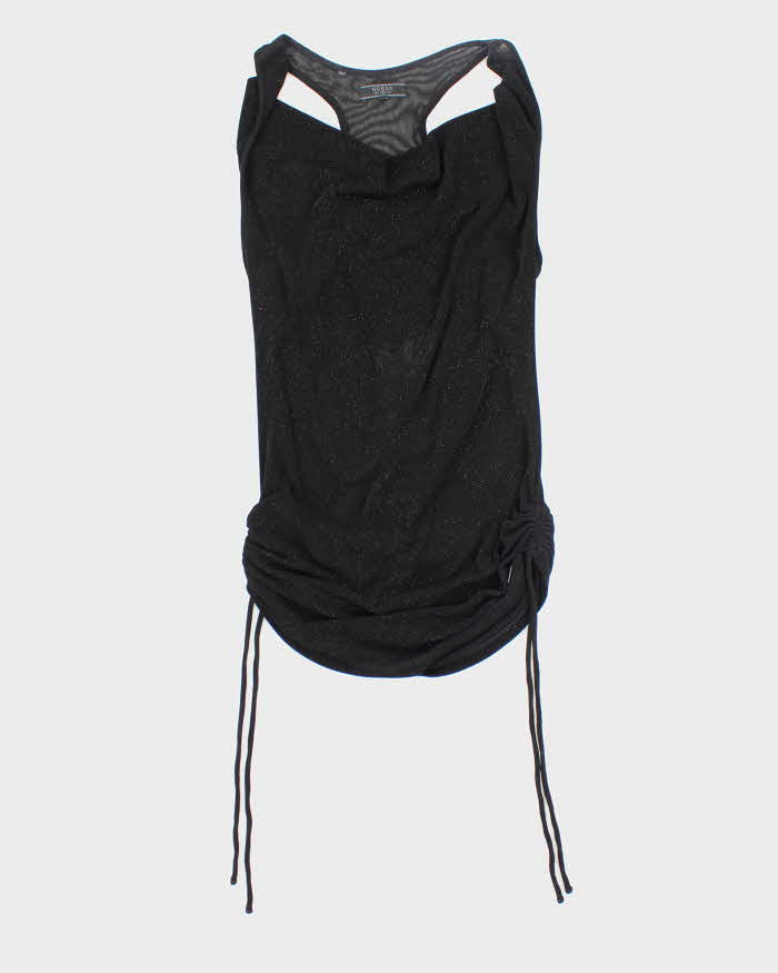 Vintage Y2k 00s Guess Sparkly Mesh Backless Cami - S