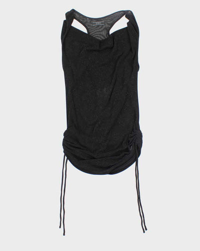 Vintage Y2k 00s Guess Sparkly Mesh Backless Cami - S
