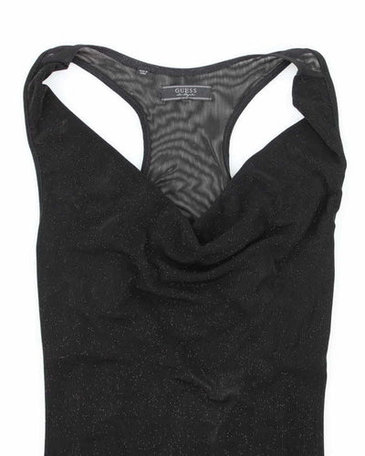 Vintage Y2k 00s Guess Sparkly Mesh Backless Cami - S