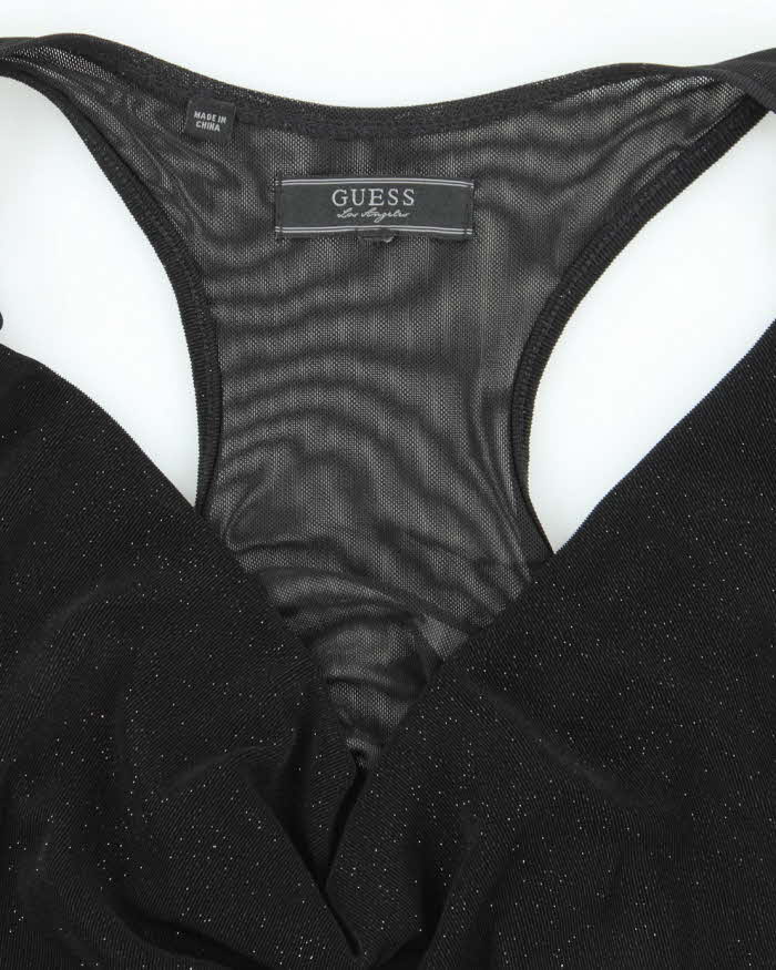 Vintage Y2k 00s Guess Sparkly Mesh Backless Cami - S
