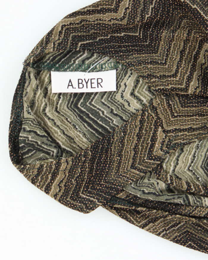 Vintage Y2k 00s A. Byer Sparkly Backless Top - S