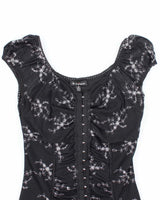Vintage Y2k 00s Le chateau Floral Clasp Top - S