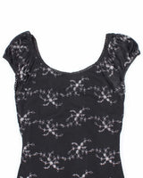 Vintage Y2k 00s Le chateau Floral Clasp Top - S