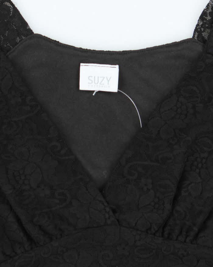 Vintage Y2k 00s Suzy Lace Top - XS