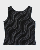 Vintage 90s Concepts Sparkly Cami Top - M