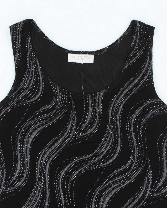 Vintage 90s Concepts Sparkly Cami Top - M