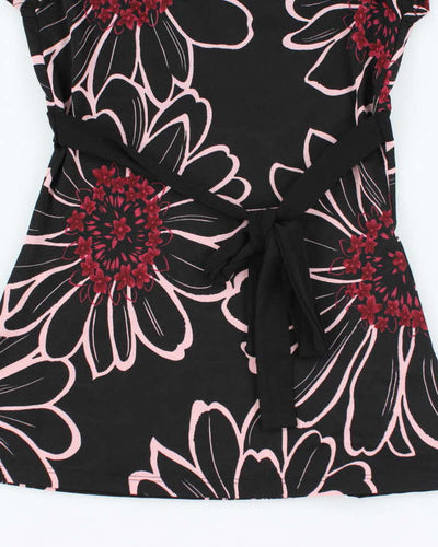 Vintage Y2k 00s Moa Moa Floral Top - S