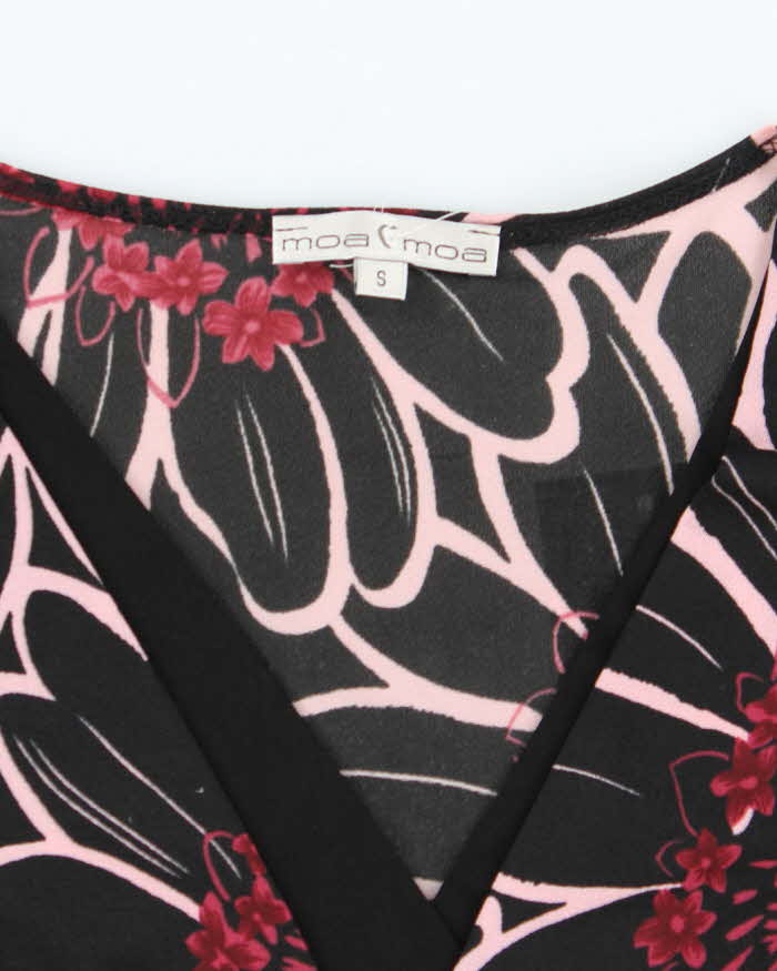 Vintage Y2k 00s Moa Moa Floral Top - S