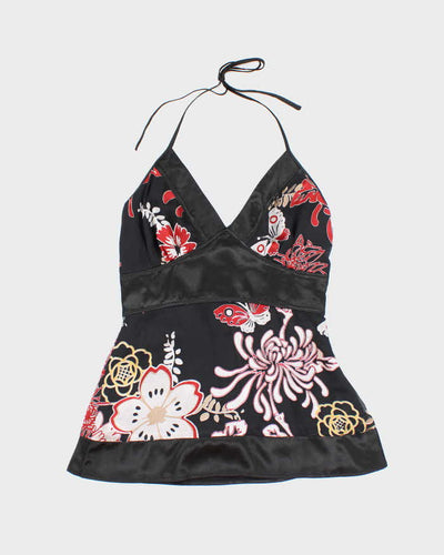 Vintage Y2k 00s Chado Silk Blend Halter Top - XS