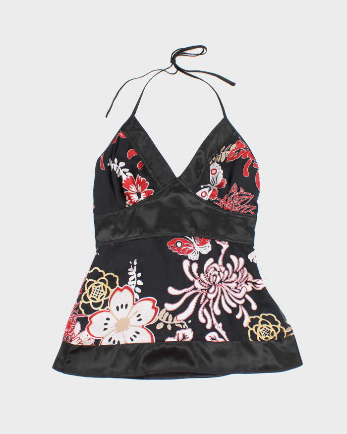 Vintage Y2k 00s Chado Silk Blend Halter Top - XS