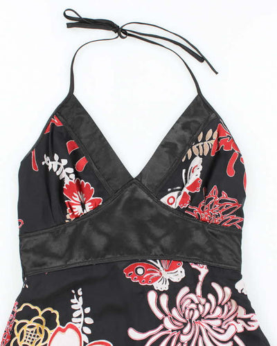 Vintage Y2k 00s Chado Silk Blend Halter Top - XS