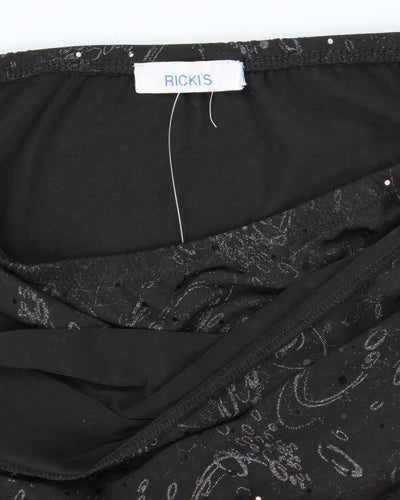 Vintage Y2k 00s Rick's Cowl Neck Halter Top - S
