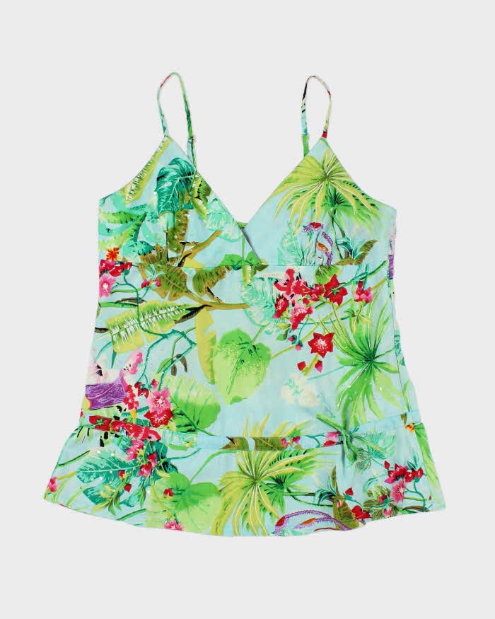 Vintage 00s Orsay Beaded Cotton Cami - L