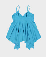 Vintage Y2k 00s Degage Handkerchief Hem Cami - S