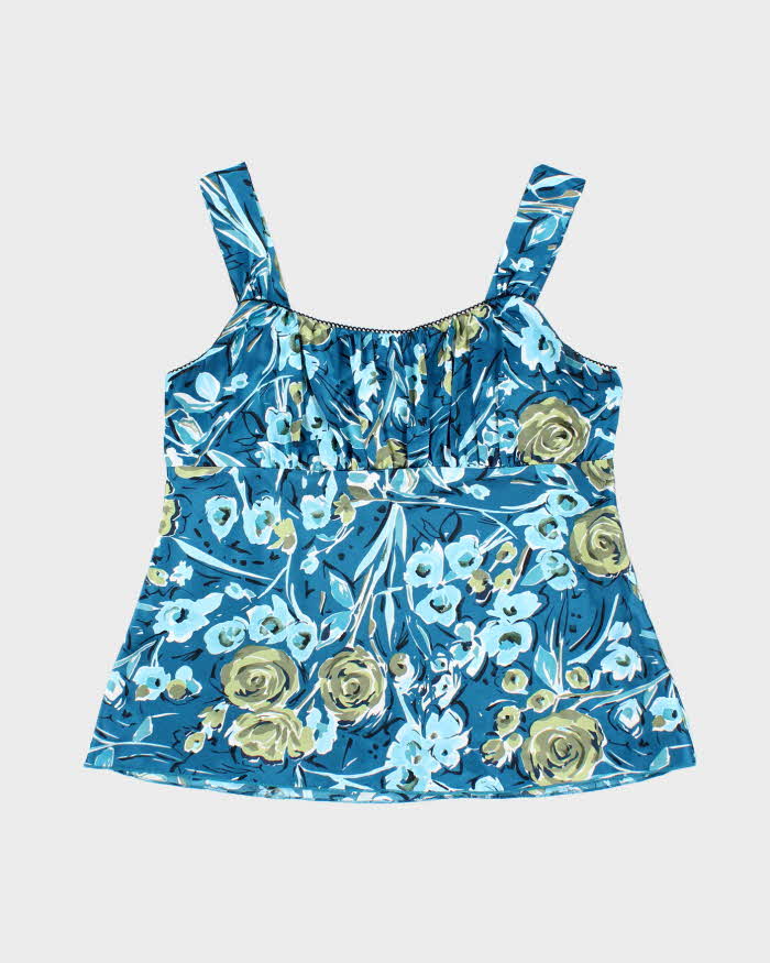Vintage Y2k 00s Ally B. Satin Top - M