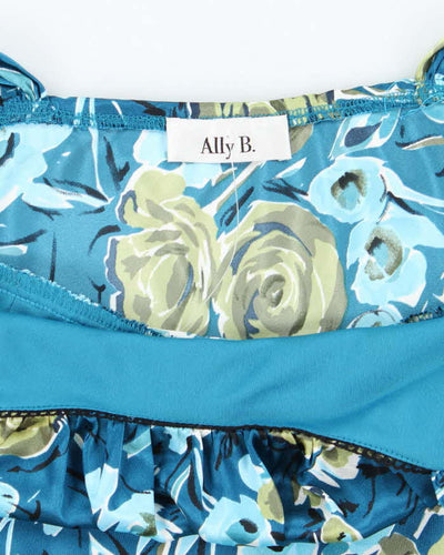 Vintage Y2k 00s Ally B. Satin Top - M